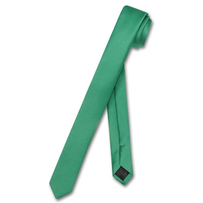 Gravata Lisa Slim Verde Bandeira